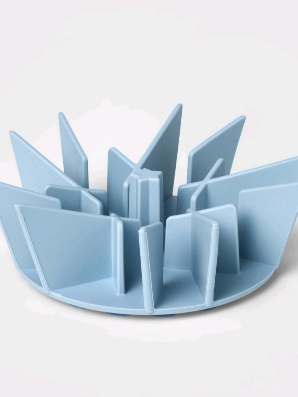 New! Slow Feed Dog Bowl Silicone Insert Strong Suction Cup For 4-6 Cup Dog Bowl